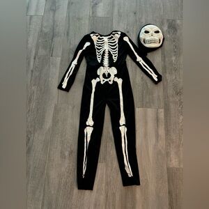 Skeleton costume, size M (8-10)